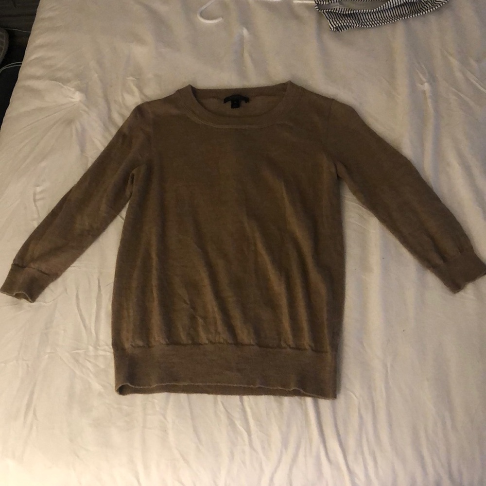 J. Crew quarter sleeve crewneck sweater